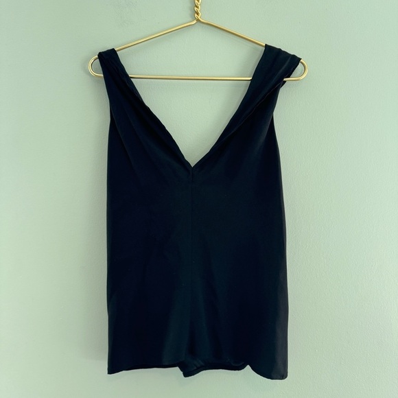 Zero + Maria Cornejo Stretch Silk Twist Strap Tank Top - Picture 8 of 8